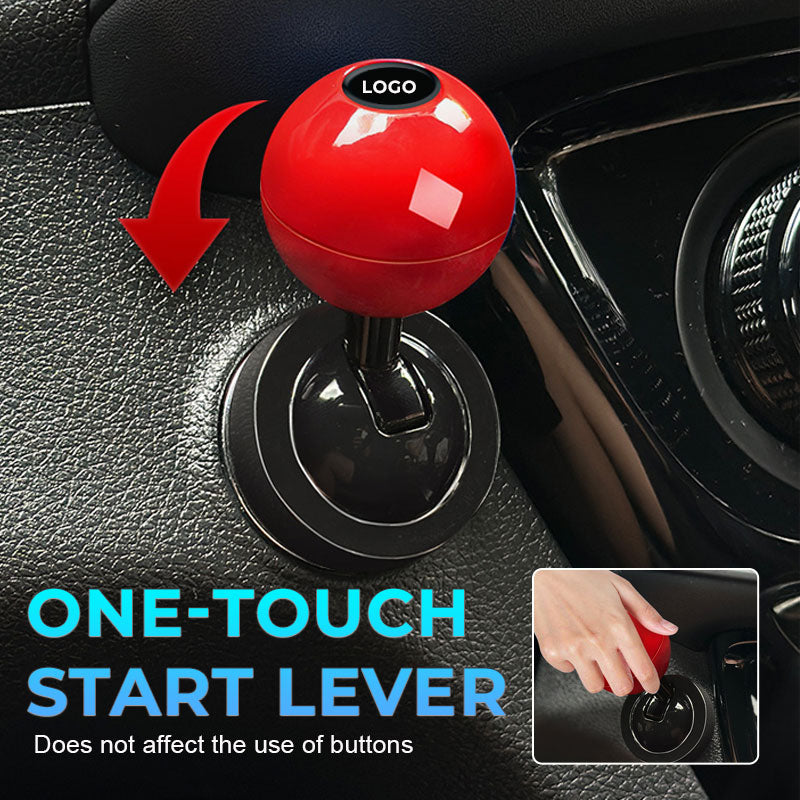 Car start button rocker ball