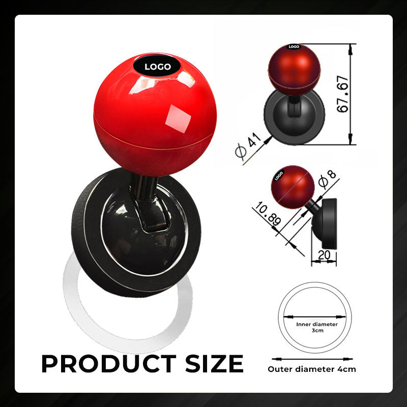 Car start button rocker ball