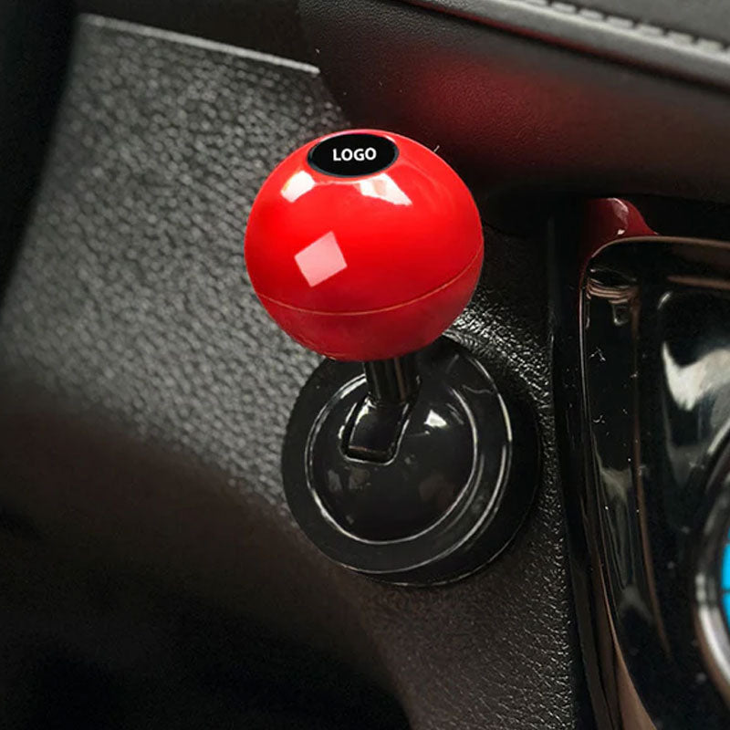 Car start button rocker ball