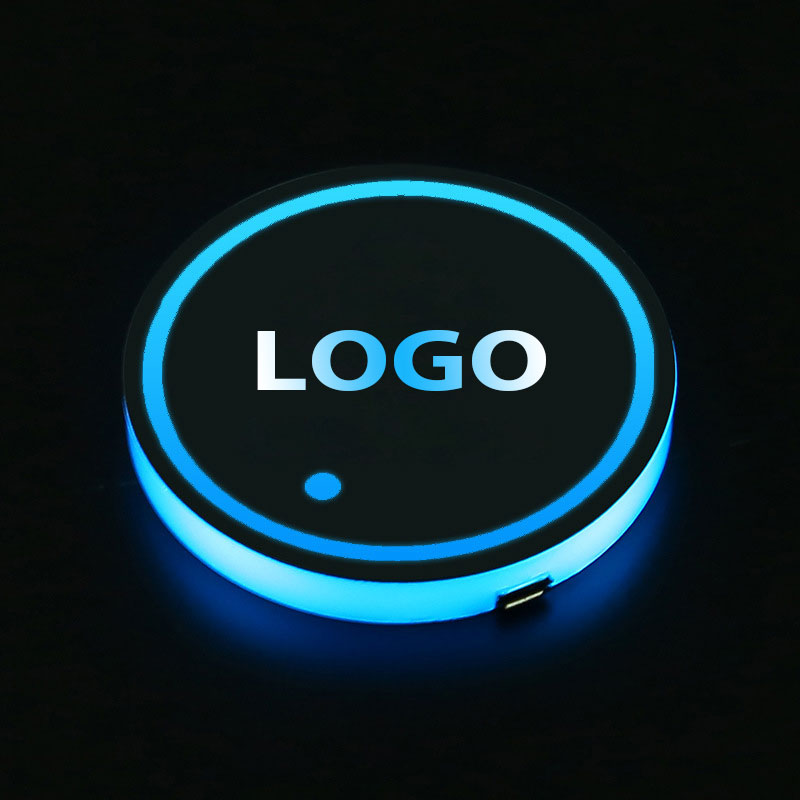 Car Colorful Ambient Light Coaster