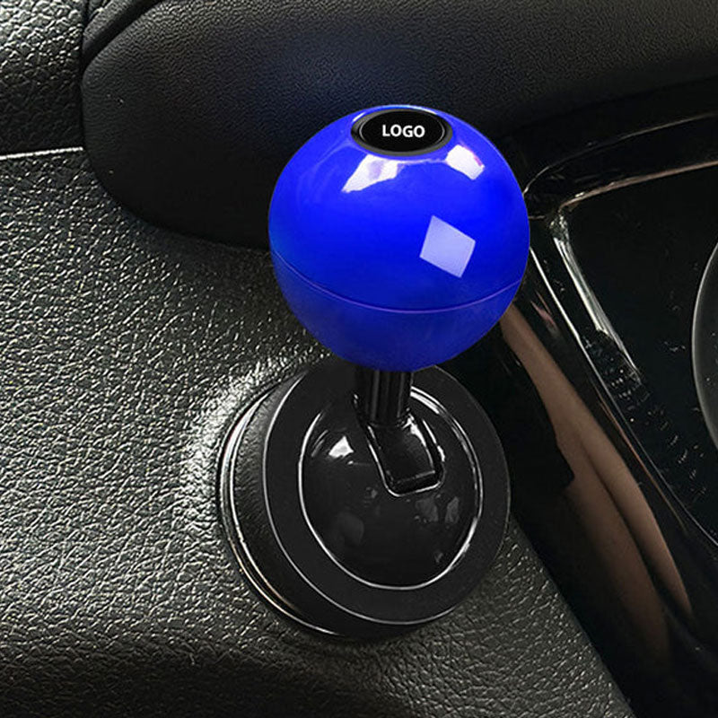 Car start button rocker ball