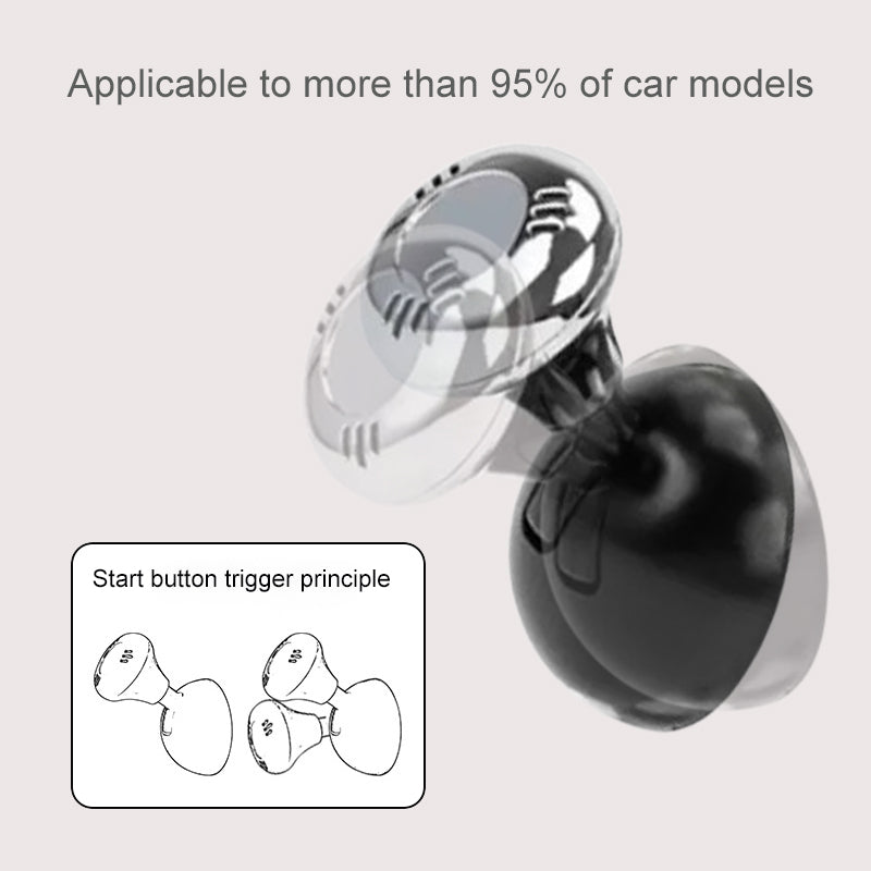 Car start button metal rocker ball