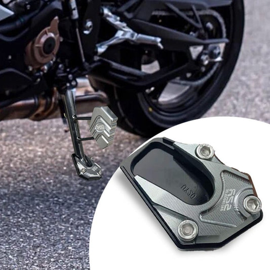 Motorcycle kickstand pads